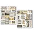 Mixed Media Sticker Set 10/Pkg Vintage Scripts