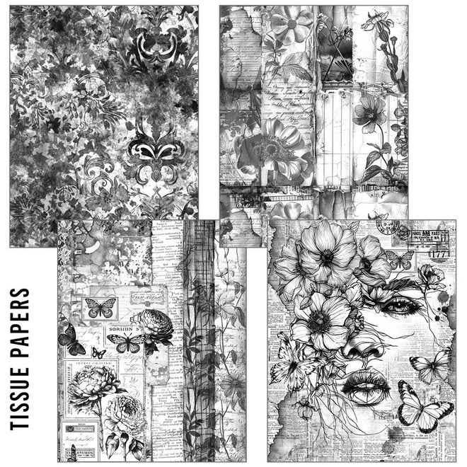 Craftmix Meaningful Memories Mixed A5 Paper Pack - 8 Sheets (Tissue & Vellum Variety)