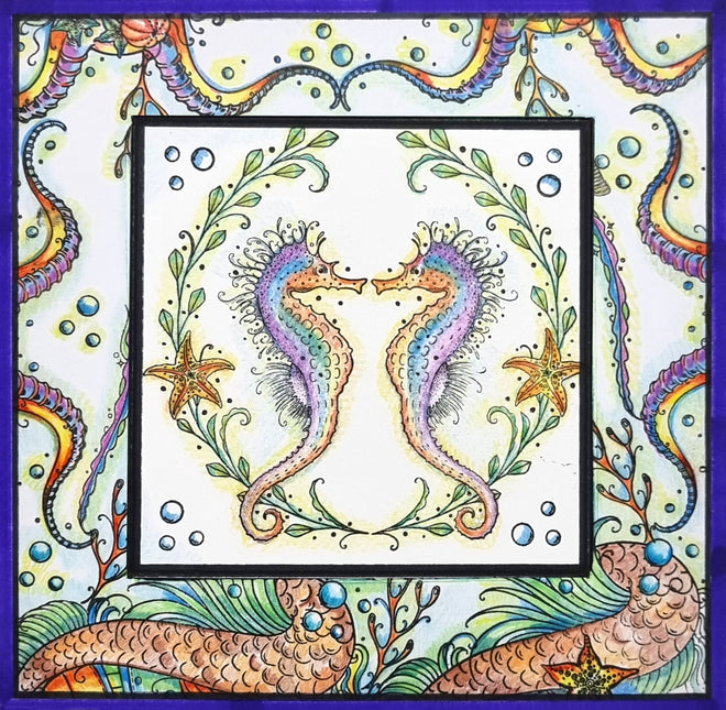 Pink Ink Designs Seas The Day 6 in x 8 in Clear Stamp Set