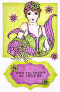 Pink Ink Designs Capricorn 6 in x 8 in Clear Stamp Set