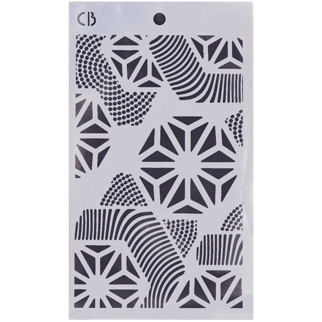 Set#005 Stencil Mix – Triple Layer Set (3 Unique Designs)