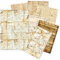 A5 Tissue Paper Set – 24 Sheets Vintage Manuscript