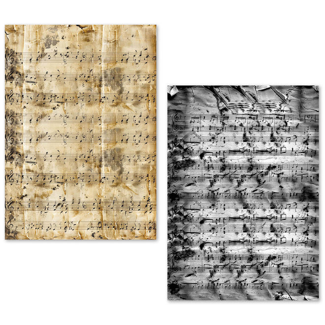 A5 Tissue Paper Set – 24 Sheets Music Sheet