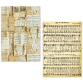 A5 Tissue Paper Set – 24 Sheets Music Sheet