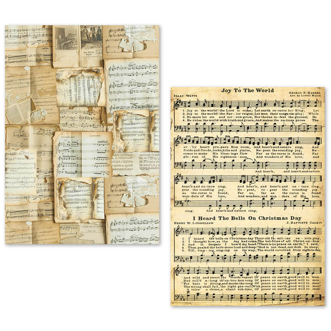 A5 Tissue Paper Set – 24 Sheets Music Sheet