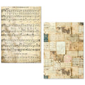 A5 Tissue Paper Set – 24 Sheets Music Sheet