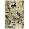 Mixed Media Rice Paper A4 Set 4/Pkg Time Capsule