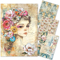 Mixed Media Rice Paper A4 Set 4/Pkg Quintessential