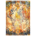 Mixed Media Rice Paper A4 Set 4/Pkg Past Time