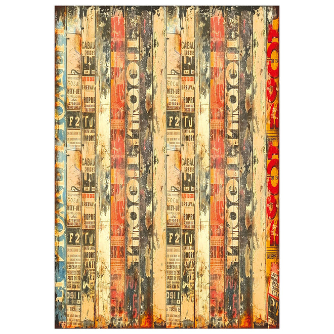 Mixed Media Rice Paper A4 Set 4/Pkg Journey Ahead