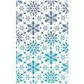 Ciao Bella Texture Stencil 5"x8" Snowflakes