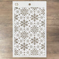 Ciao Bella Texture Stencil 5"x8" Snowflakes