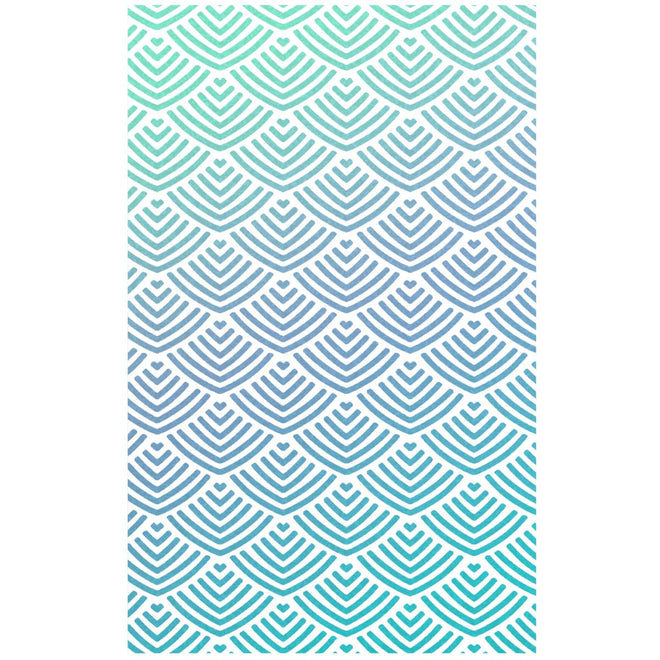Ciao Bella Texture Stencil 5x8 Mermaid