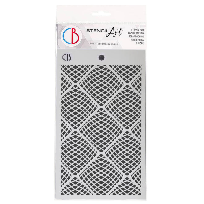 Ciao Bella Texture Stencil 5"x8" Maritime