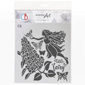 Ciao Bella Texture Stencil 8"x8" Fairy Spring