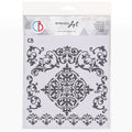 Ciao Bella Texture Stencil 8"x8" Arabesque
