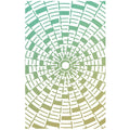 Ciao Bella Texture Stencil 5"x8" Concentric