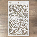 Texture Stencil 5"x8" Question Mark