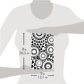 Ciao Bella Texture Stencil 5"x8" Concentric points