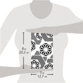 Ciao Bella Texture Stencil 5"x8" Hexagon