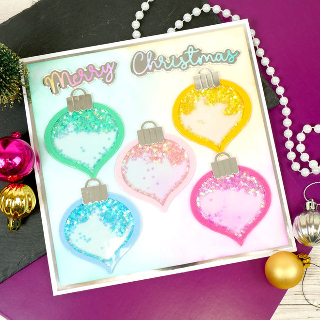 Moonstone Dies - Straight Edged Nesting Dies - Baubles