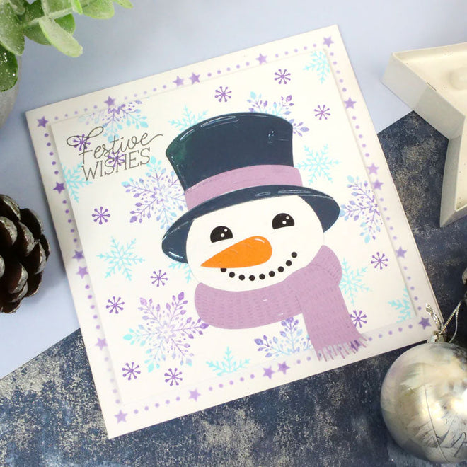 Moonstone Dies - Layering Snowman