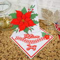 Moonstone Dies - Poinsettia & Foliage