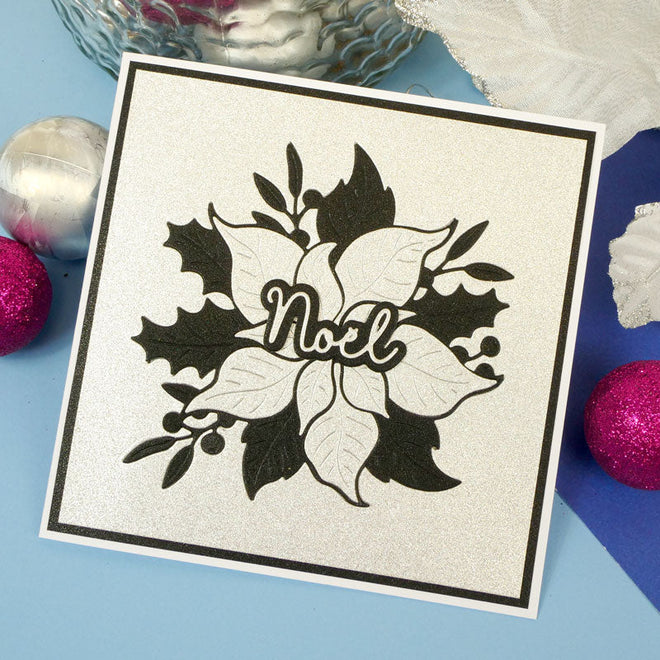 Moonstone Dies - Poinsettia & Foliage