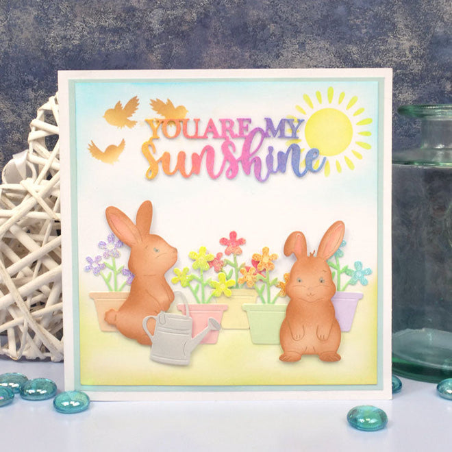 Moonstone Dies - Garden Bunnies
