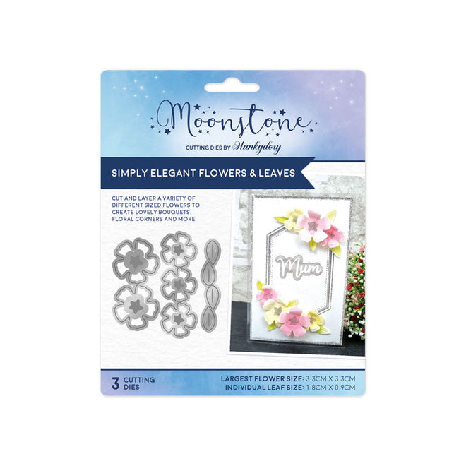 Moonstone Dies - Simply Elegant Flowers & Leaves