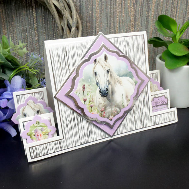 Moonstone Dies - Mini Straight Edged Nesting Dies - Elegant Label