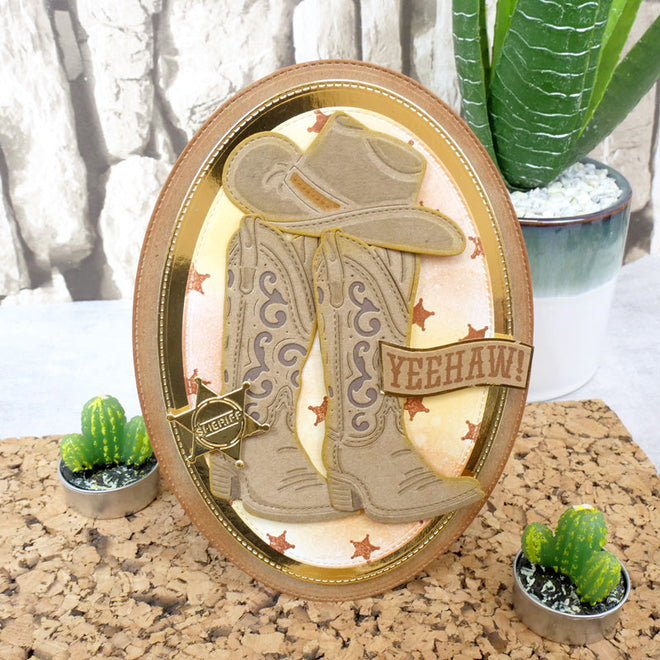 Moonstone Dies - Sheriff's Hat & Boot