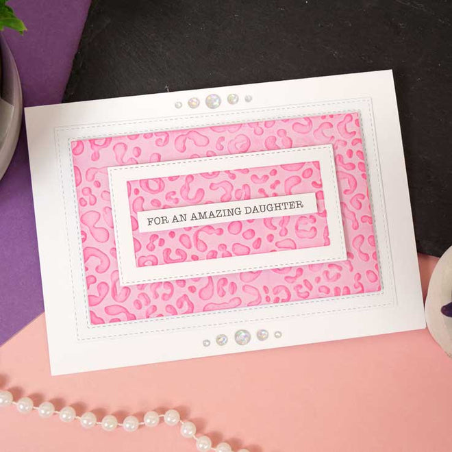 Moonstone Embossing Folders - Leopard Print