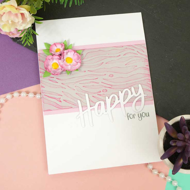 Moonstone Embossing Folders - Tiger Stripes