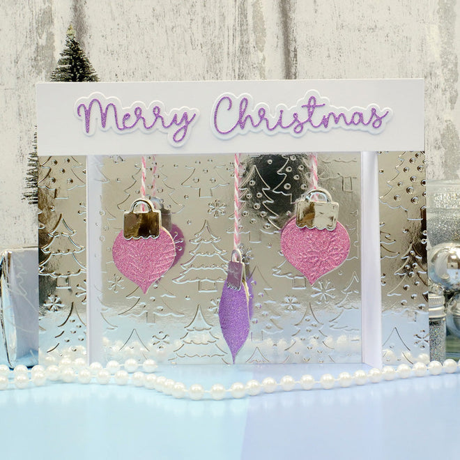 Moonstone Embossing Folders - Christmas Trees