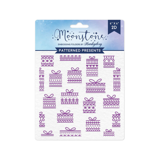 Moonstone Embossing Folders - Patterned Presents