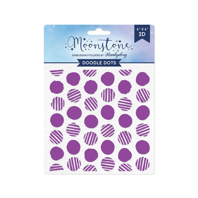 Moonstone Embossing Folders - Doodle Dots