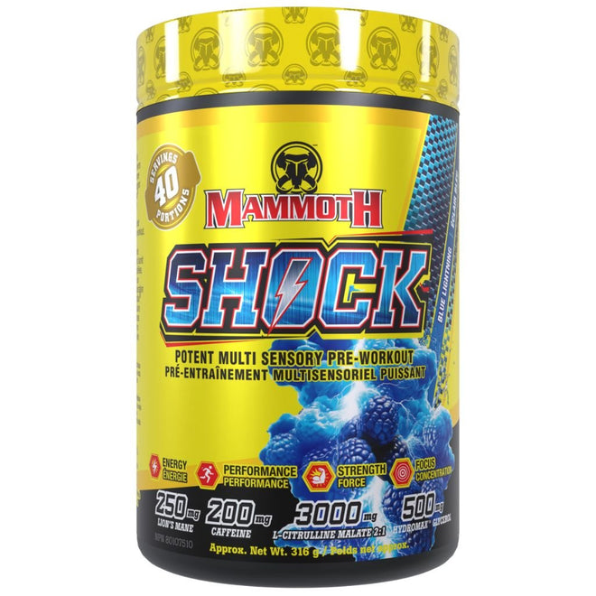 Mammoth SHOCK (High-Stim Pre-workout), 40 Servings