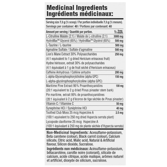 Mammoth SHOCK (High-Stim Pre-workout), 40 Servings