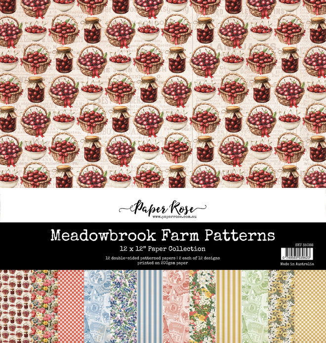 Meadowbrook Farm Patterns 12x12 Paper Collection 35088