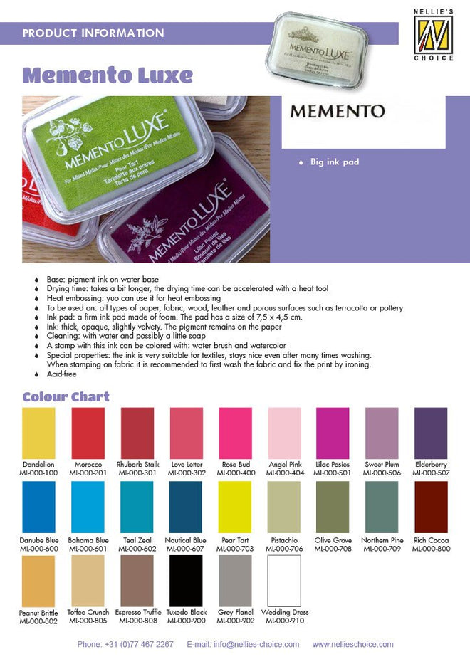 Memento Luxe Reinkers