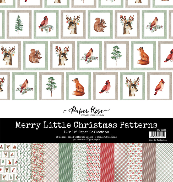 Merry Little Christmas Patterns 12x12 Paper Collection 30531