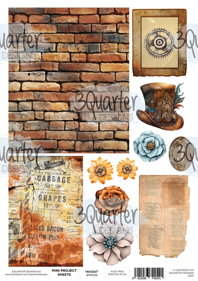 3Quarter Designs Invention Age - Mini Project Sheet