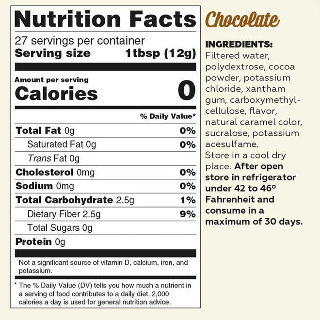 Mrs Taste ZERO CALORIE SYRUPS, 335g