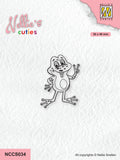 Nellie's Choice Clear Stamp Nellie's Cuties - Frog Series - Frog-4