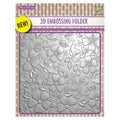 Nellie's Choice 6 x 6 3D Embossing Folder Flowers 3