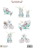 Nellie's Vintage Sheets A4 Easter 2 Sheets