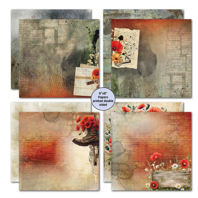 3Quarter Designs Never Forgotten 6x6 Paper Pack