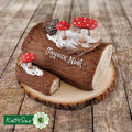 Flower Pro Large Log Slice Veiner Silicone Mould