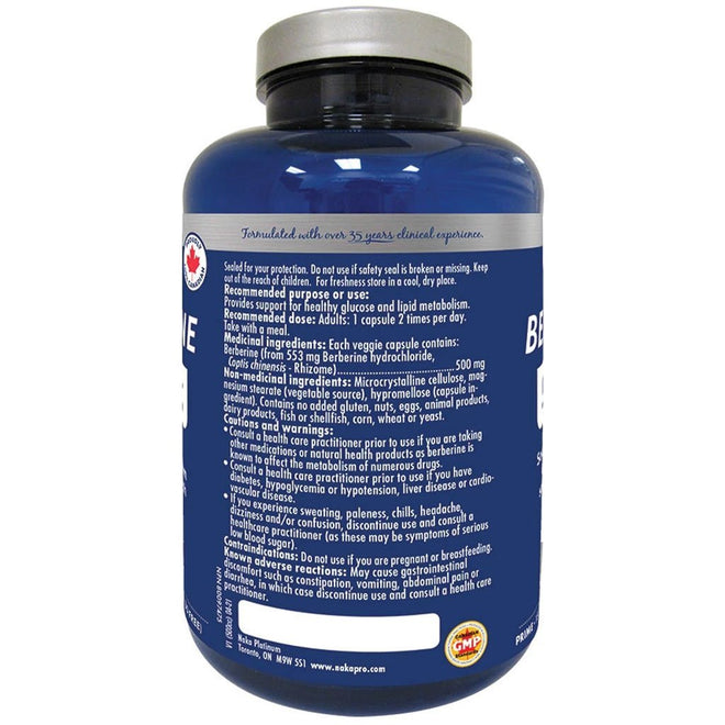 Naka Platinum BERBERINE 1000mg, 150 VCaps